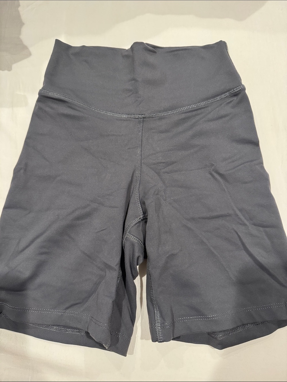 THIRTY YEARS High-Rise Women's Bike Shorts — Slate Gray